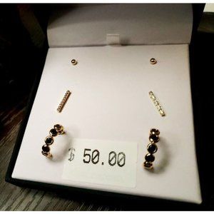 New Christian Siriano New York 3 Sets of earrings